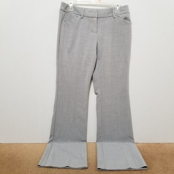 Daisy Fuentes Moda pants 4 wide leg bootcut flare trousers career work business - Picture 1 of 13